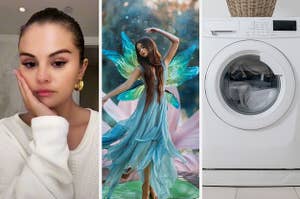 human fairy and washing machine