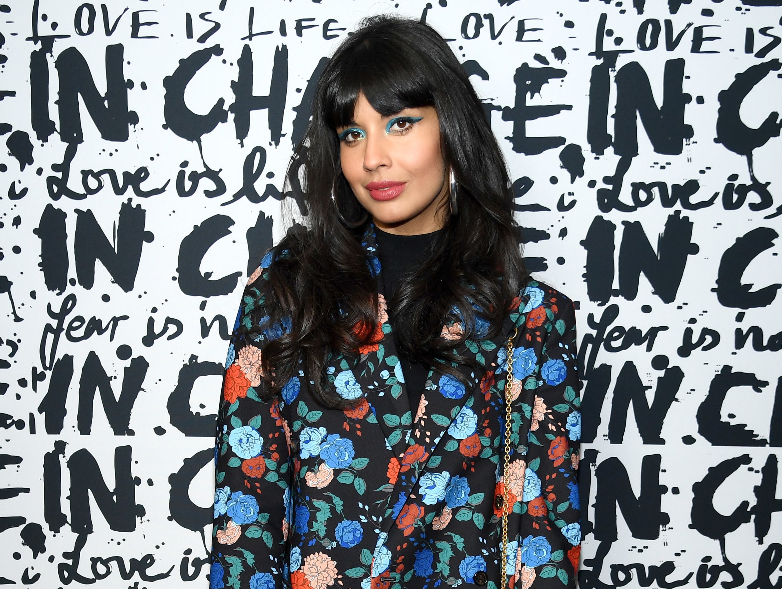 A closeup of Jameela