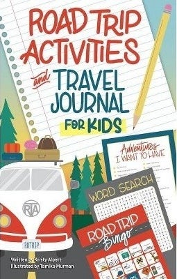 Cover of a road trip activity journal