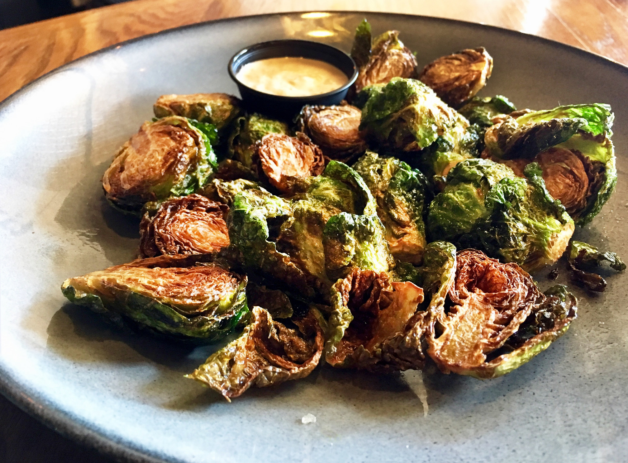 Crispy Brussels sprouts.