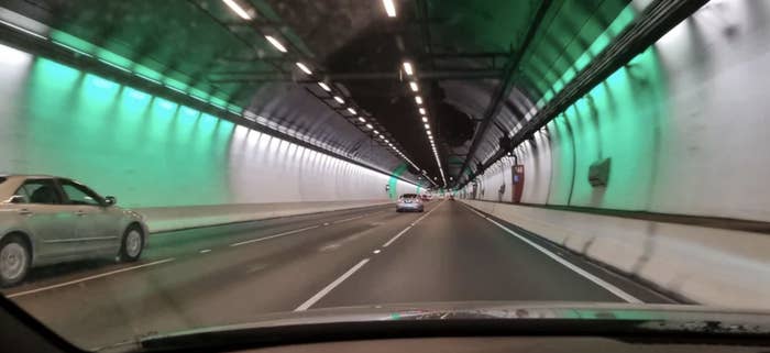 A driving tunnel