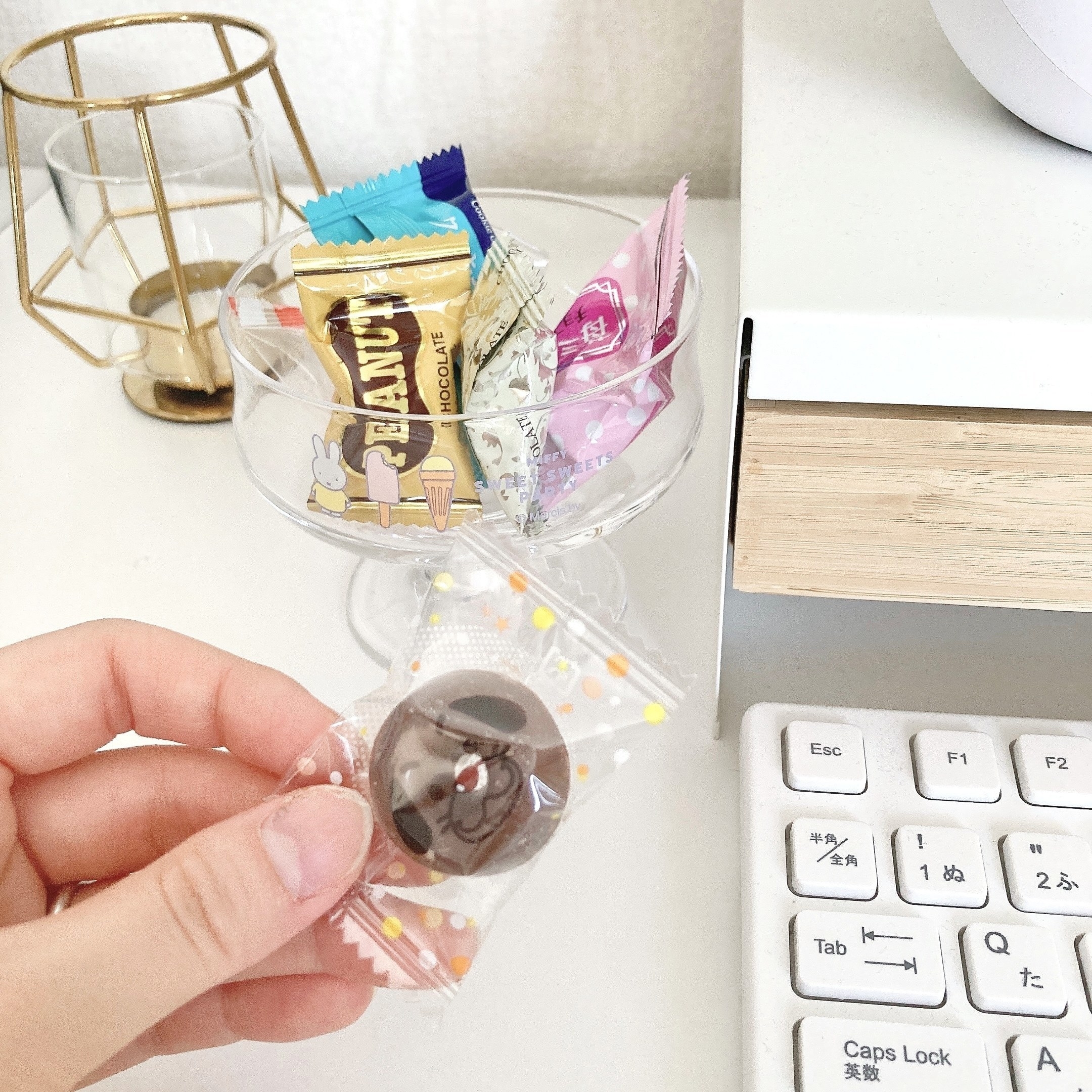 ロフトのオススメの雑貨「デザートグラス ミッフィー」