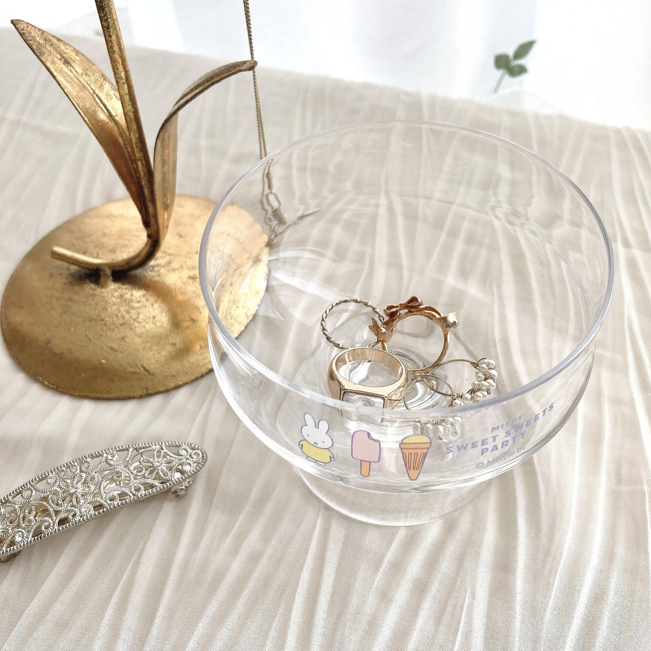 ロフトのオススメの雑貨「デザートグラス ミッフィー」