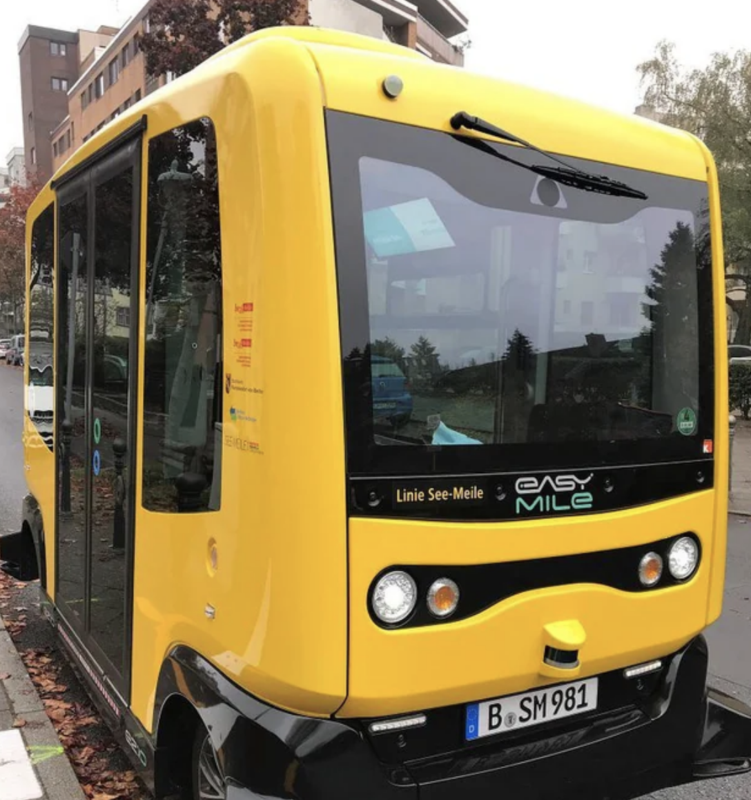 A tiny self-driving bus