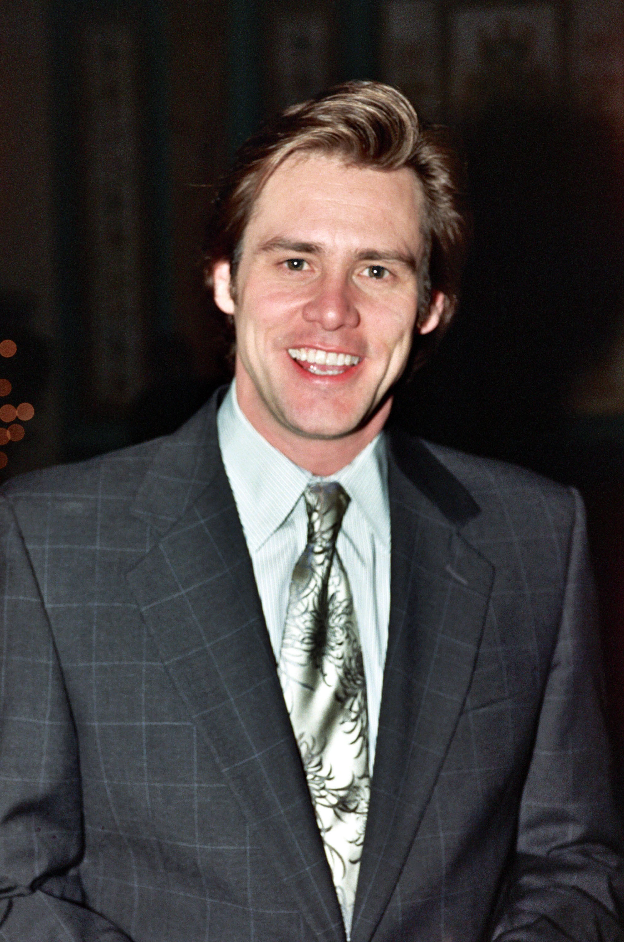 Jim Carrey smiling for a photo