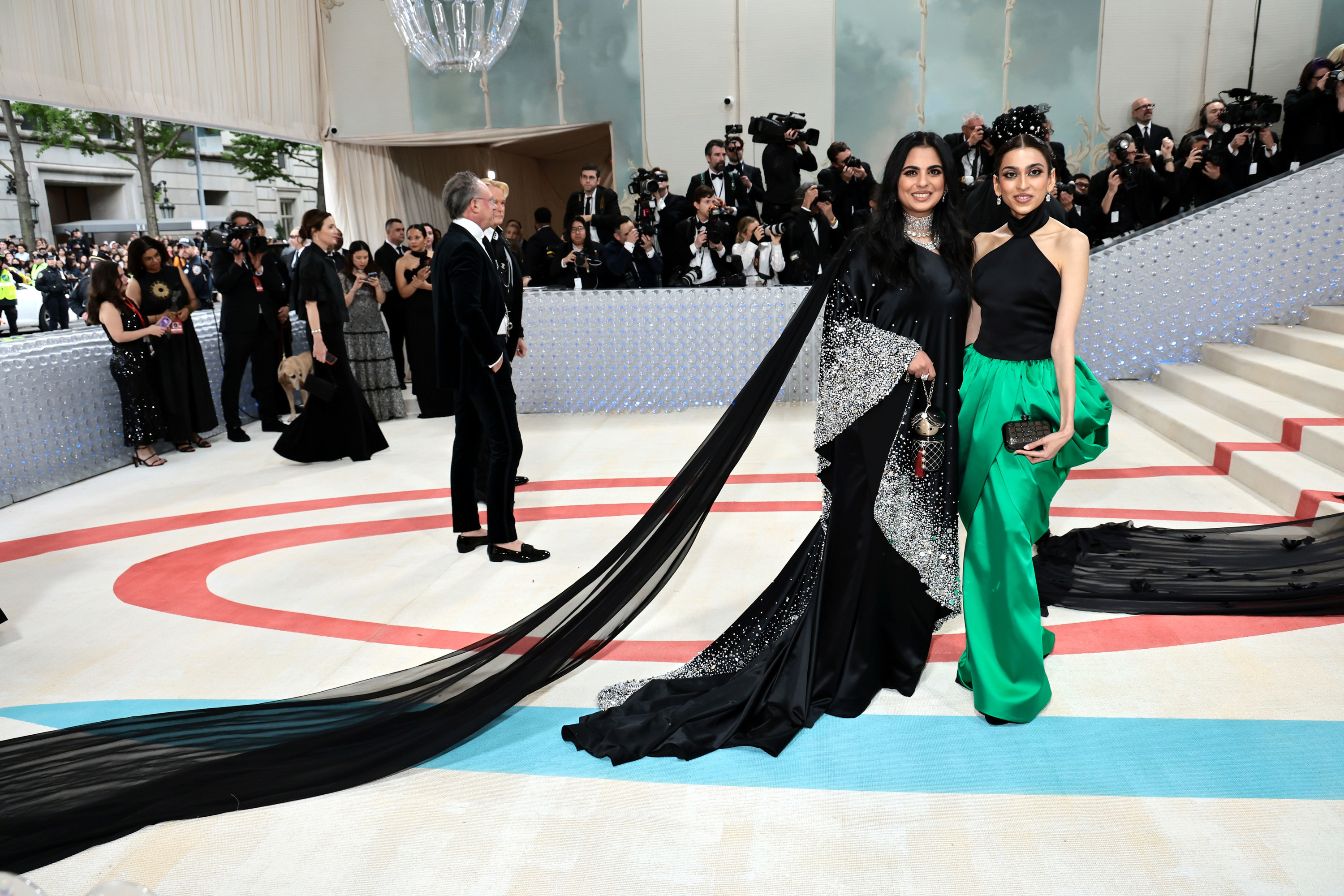 Isha Ambani and Diya Mehta Jatia attend The 2023 Met Gala Celebrating &quot;Karl Lagerfeld: A Line Of Beauty&quot; at The Metropolitan Museum of Art