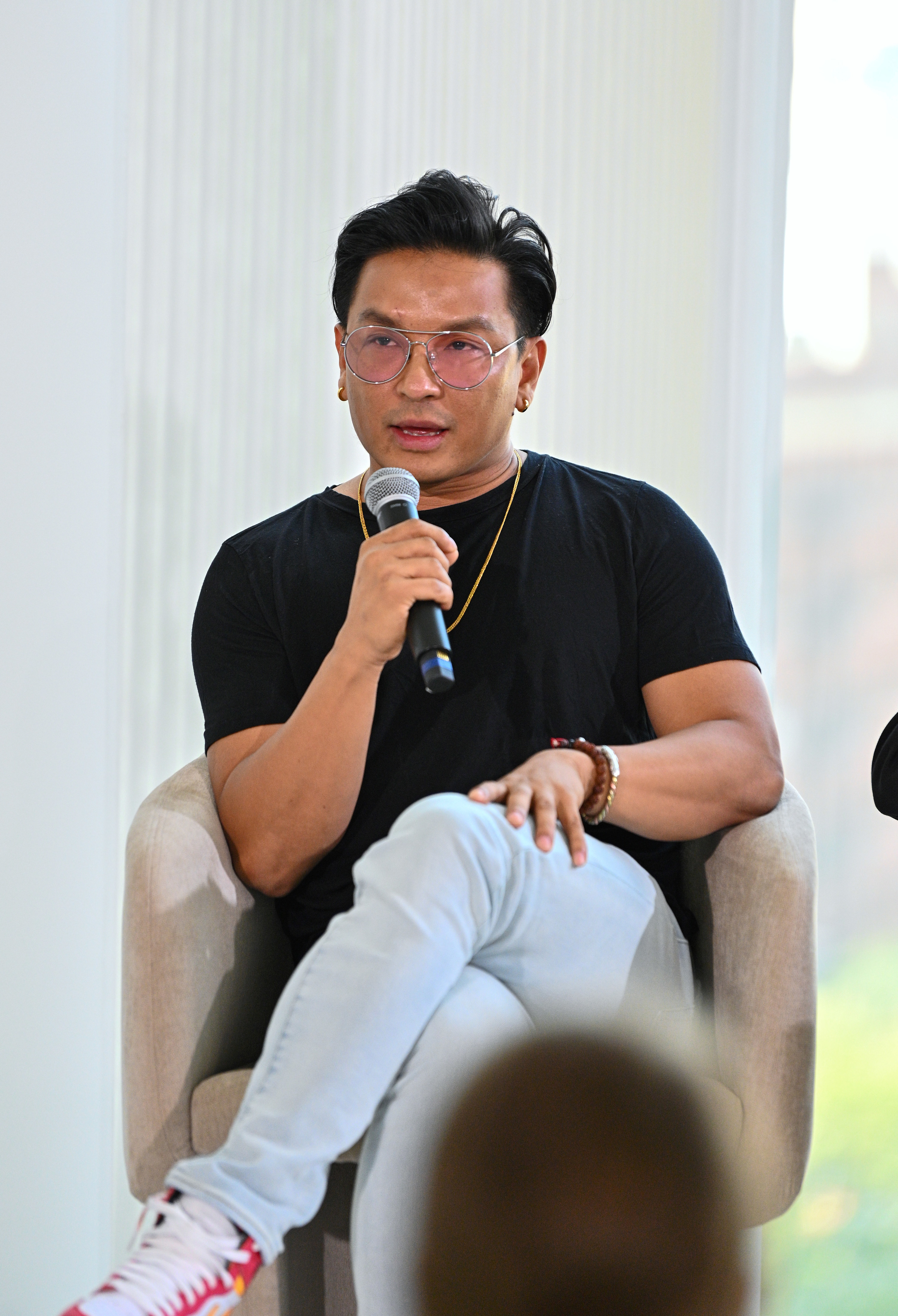 Prabal Gurung speaks at My American Dream: Understanding The Fashion World Through The Immigrant Experience during NYFW
