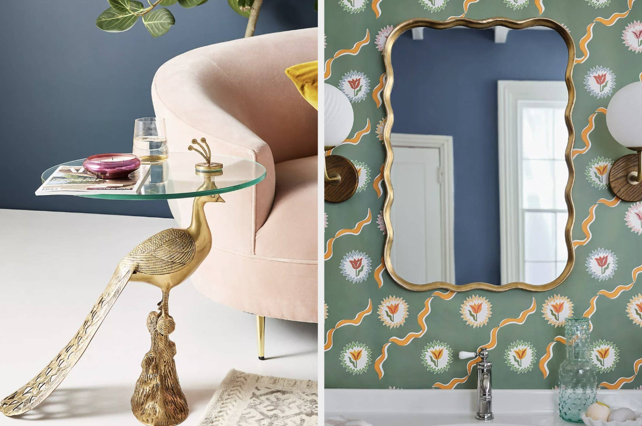 Anthropologie deals peacock table