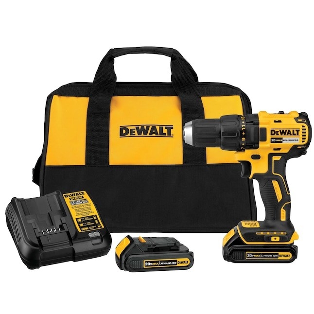 Image of the yellow bag with drill