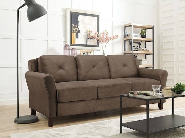 Image of brown couch