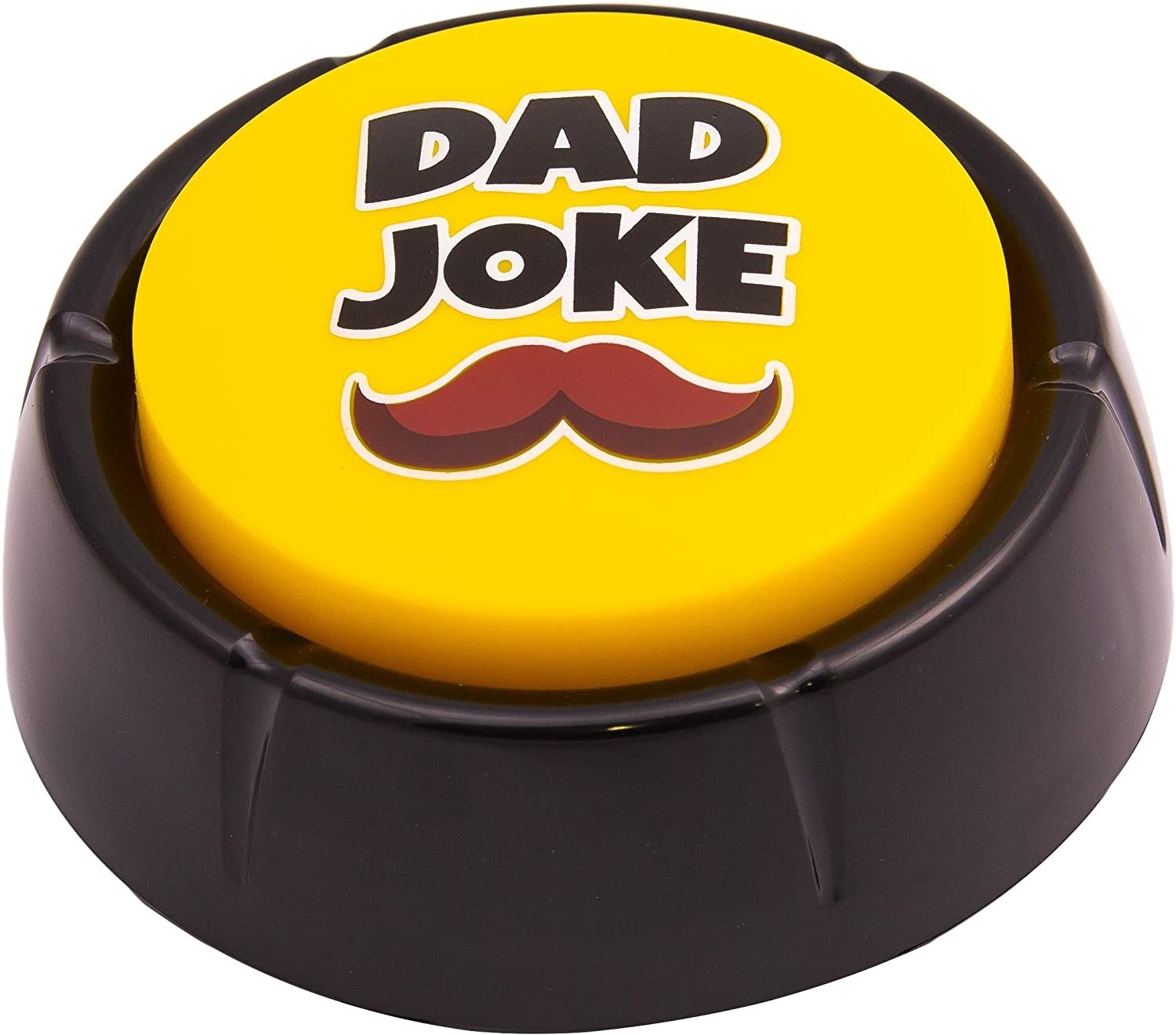 a yellow button that says &quot;dad joke&quot;