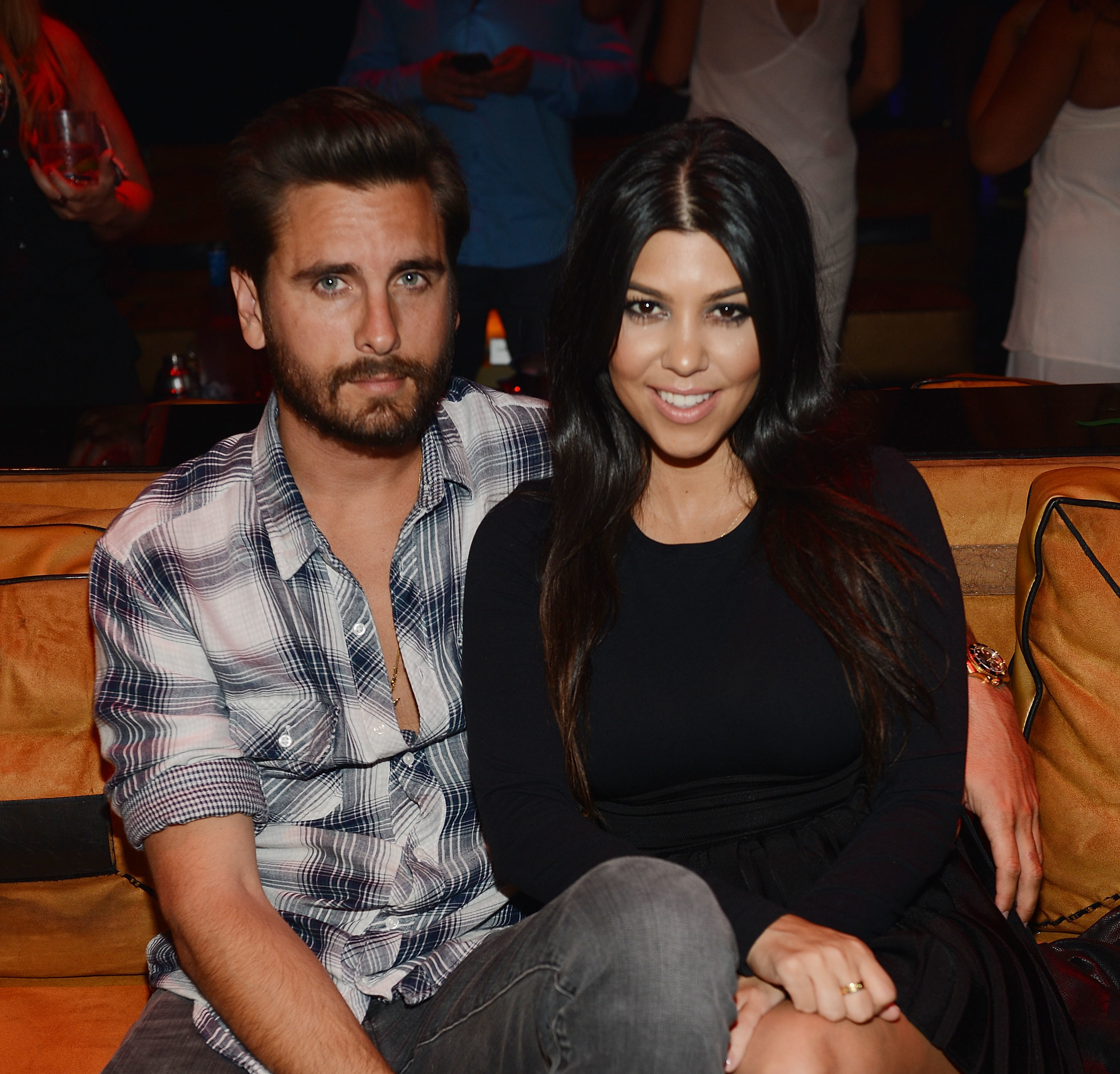 Closeup of Scott and Kourtney