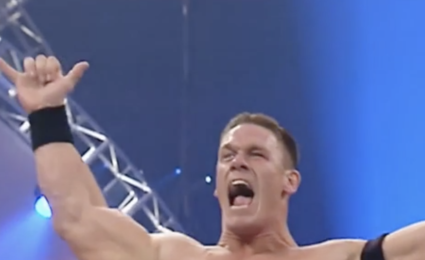 Closeup of John Cena