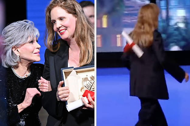 Here's Why Jane Fonda Threw A Scroll At An Award-Winning Director At Cannes