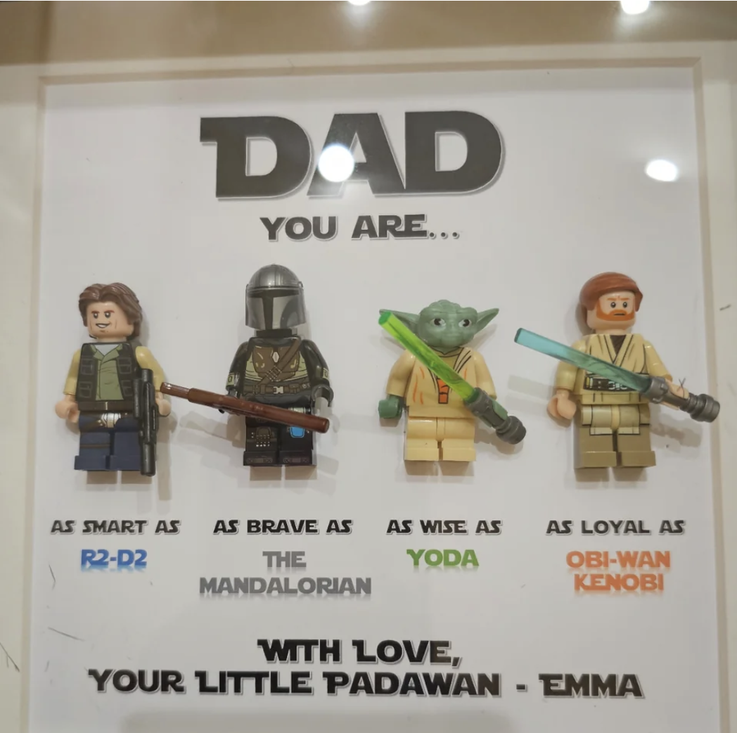 A Star Wars-themed card