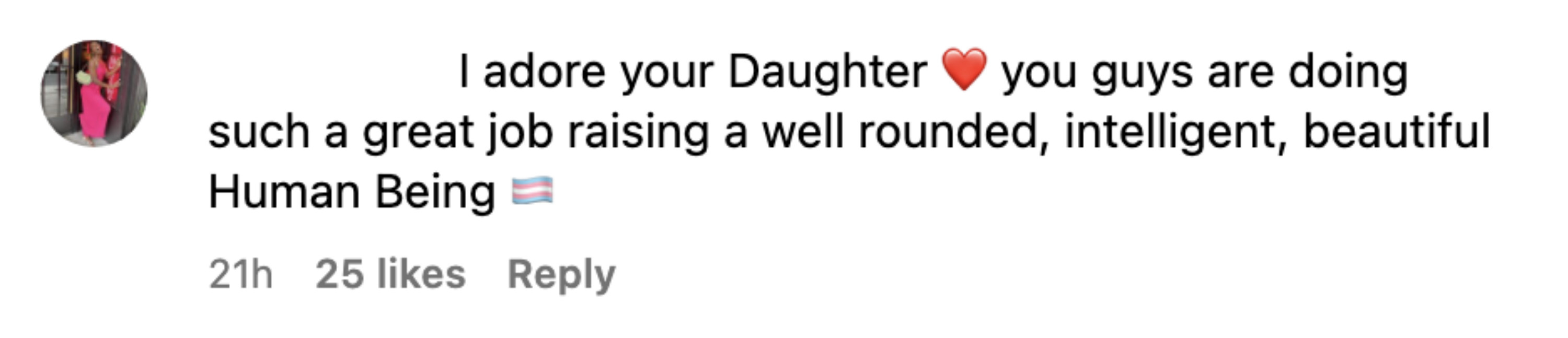 I adore your Daughter [heart emoji] you guys are doing such a great job raising a well rounded, intelligent, beautiful Human Being