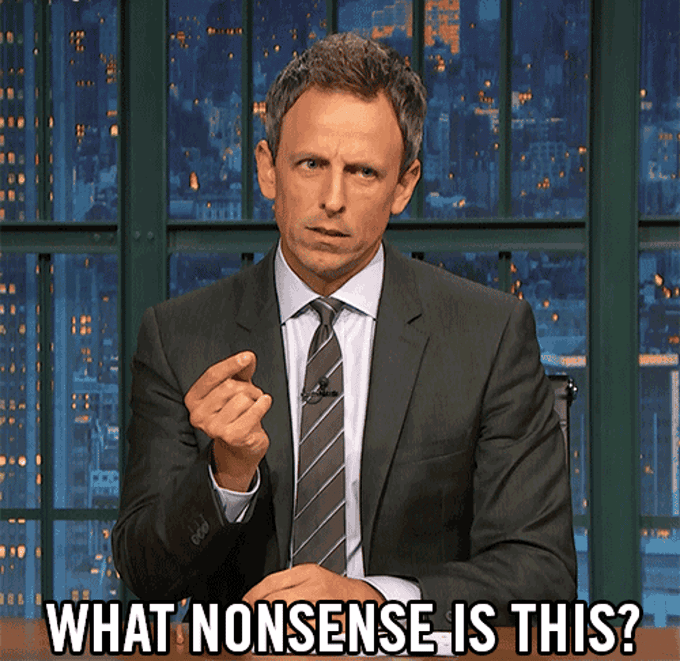 Seth Meyers addresses some &quot;nonsense&quot; in &quot;Late Night with Seth Meyers&quot;