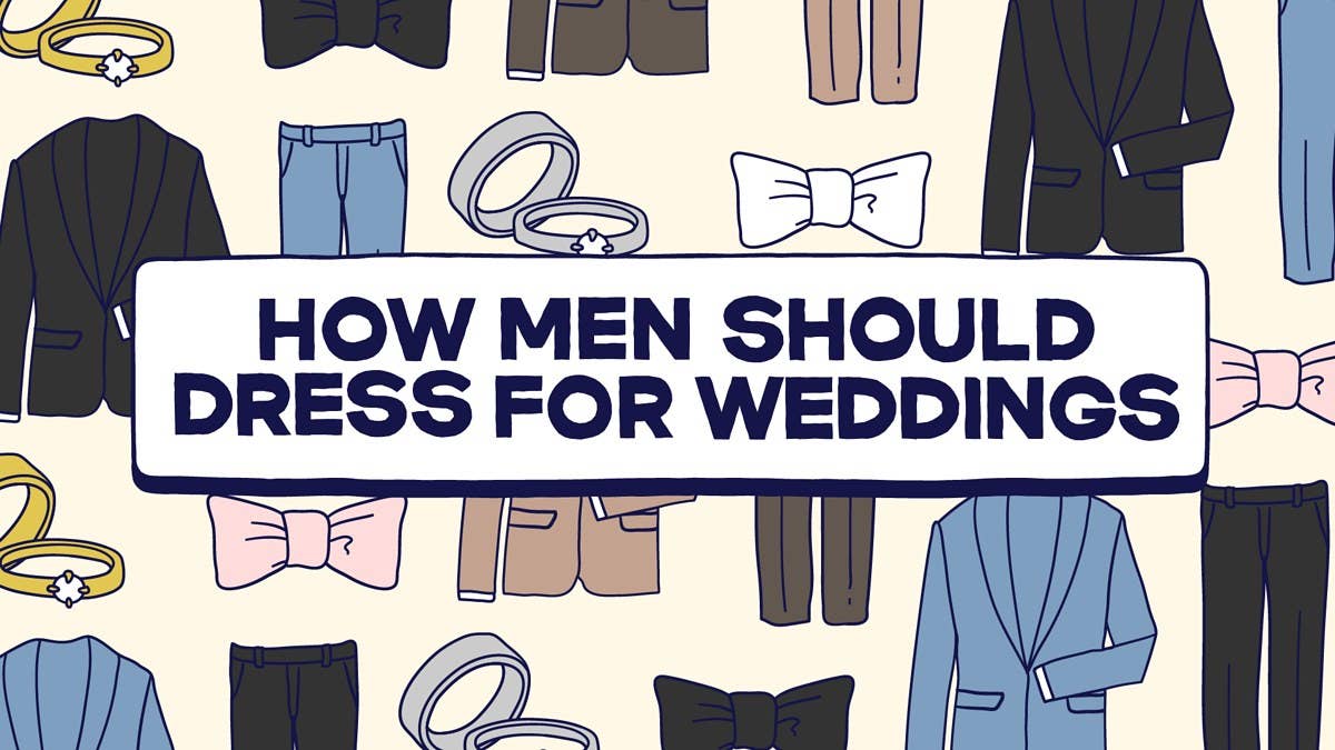 How Men Should Dress For Weddings