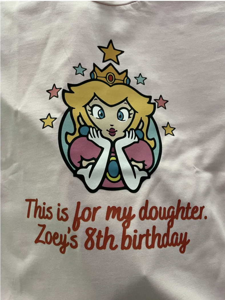 &quot;This is for my daughter. Zoey&#x27;s 8th birthday&quot;