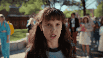 GIF of Eleven in &quot;Stranger Things&quot;