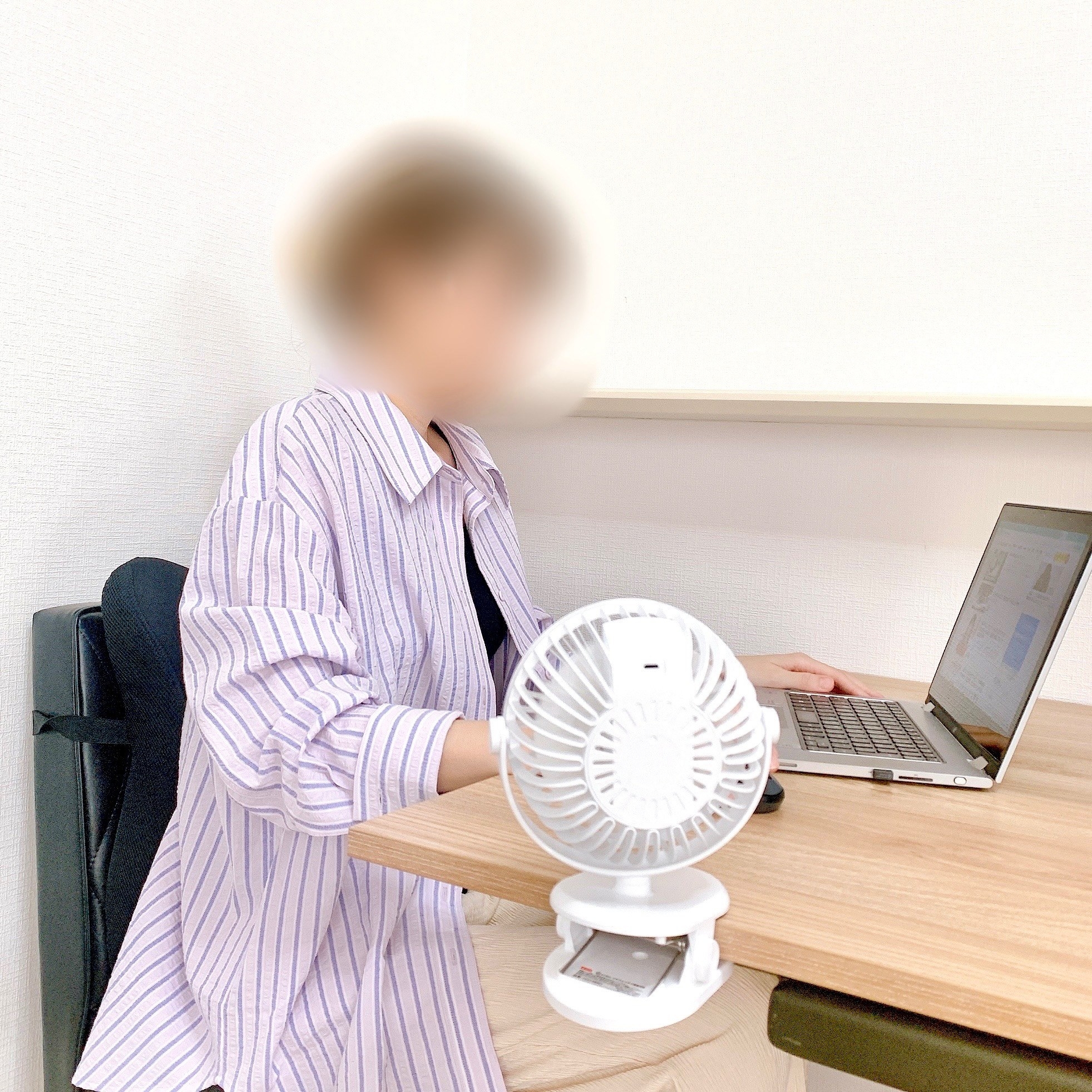 3COINSのおすすめの便利グッズ「充電式クリップファン」