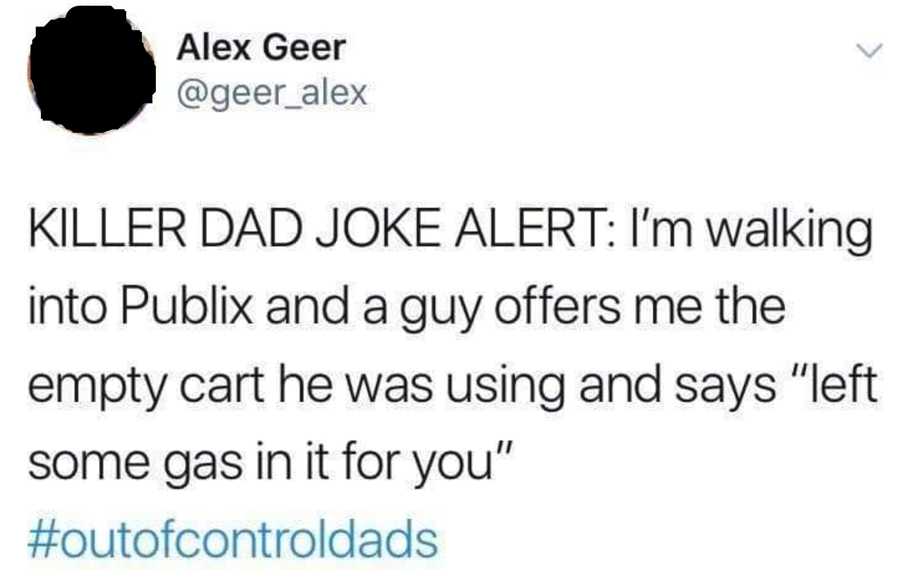 Screenshot of a tweet