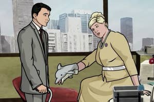 pam sexually harassing an employee in archer