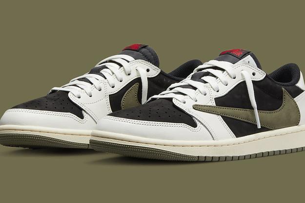 'Medium Olive' Travis Scott x Air Jordan 1 Low Drops Tomorrow | Complex