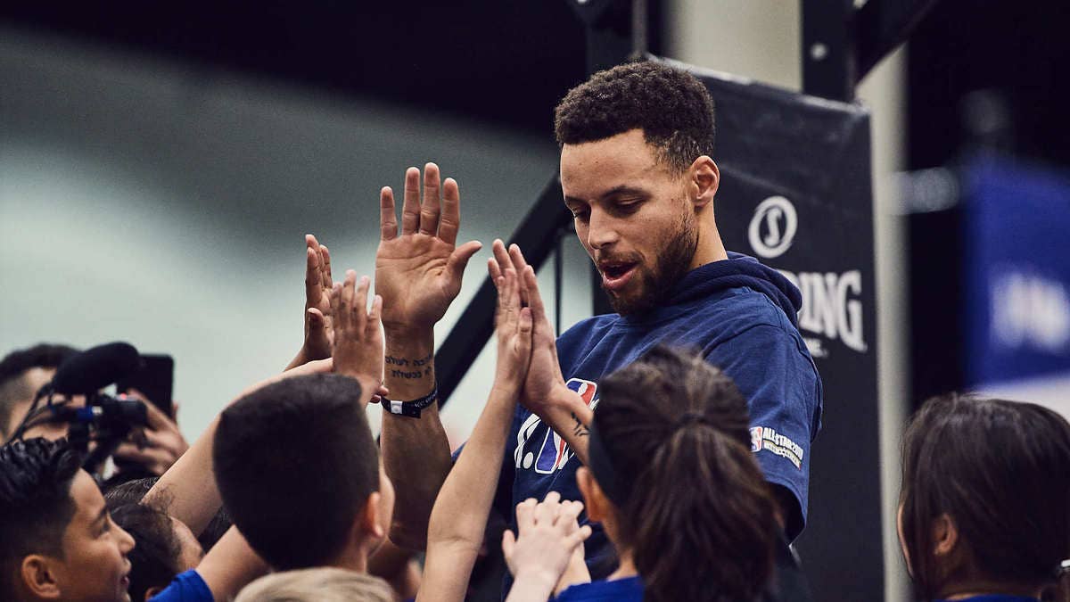 Under Armour and Stephen Curry are giving back to the Cleveland Metro School District will his 2022 NBA All-Star Game performance. Click here for more.