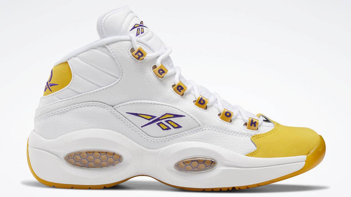 After being canceled earlier this year, Kobe Bryant's 'Yellow Toe' Reebok Question PE from the 'Alternates' pack will finally release in December 2020.