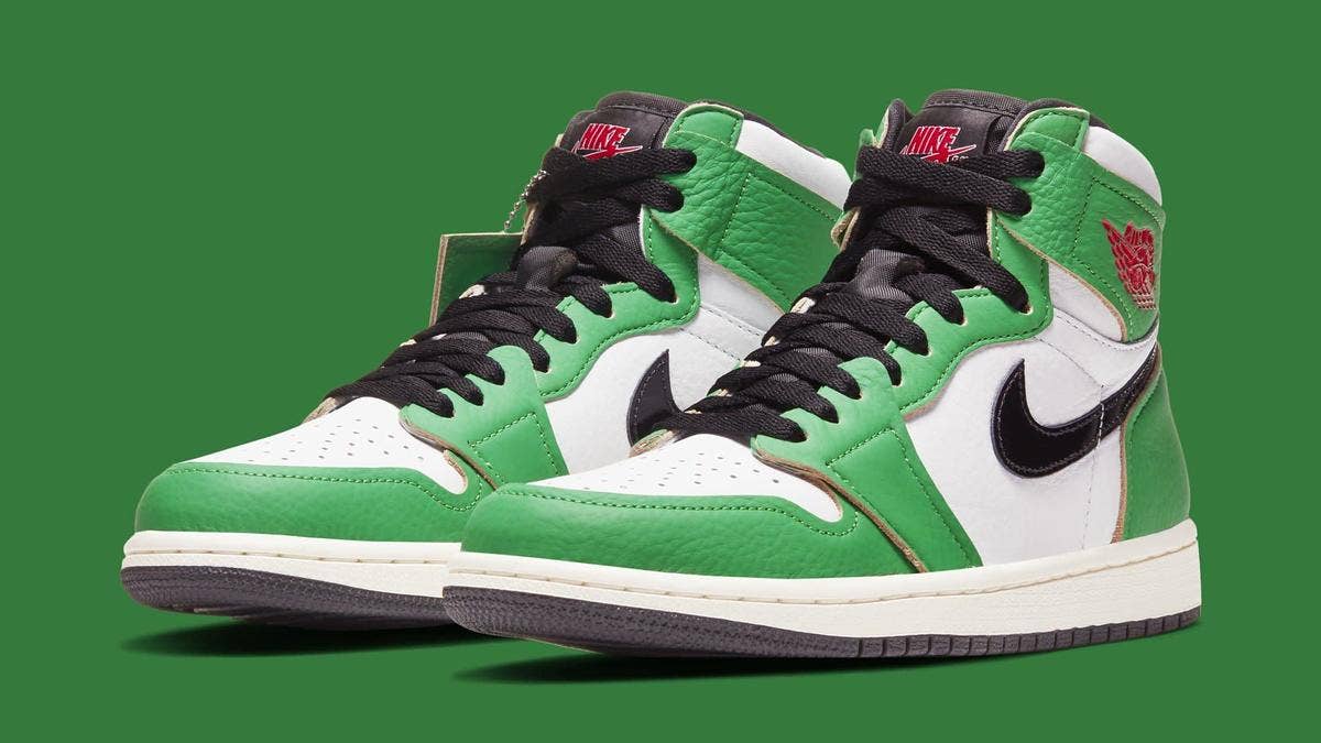 Female sneaker fans will be treated to a new 'Lucky Green' Air Jordan 1 High coming in October 2020. Click here for more info.