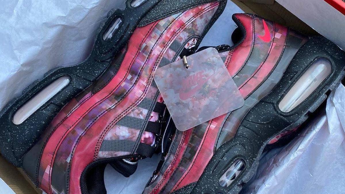 This latest Nike Air Max 95 'Cherry Blossom' is only releasing at select retailers in Japan. Click here to learn more.