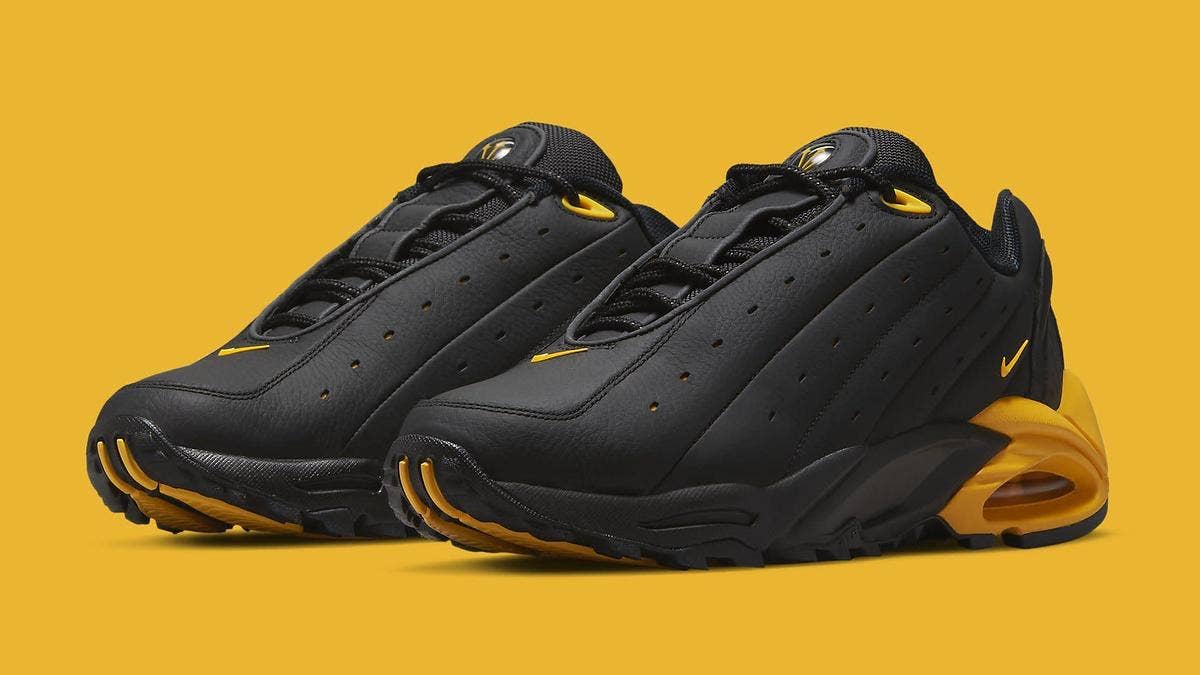 Drake's highly anticipated NOCTA Nike Hot Step Air Terra sneaker surfaces in a new black and yellow colorway ahead of an official launch announcement.