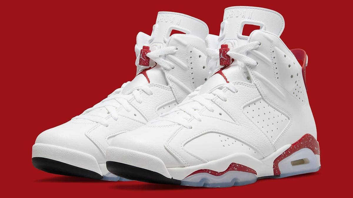 Images of the forthcoming 'Red Oreo' Air Jordan 6 colorway have surfaced along with info pointing to a June 2022 release. Click here to learn more.