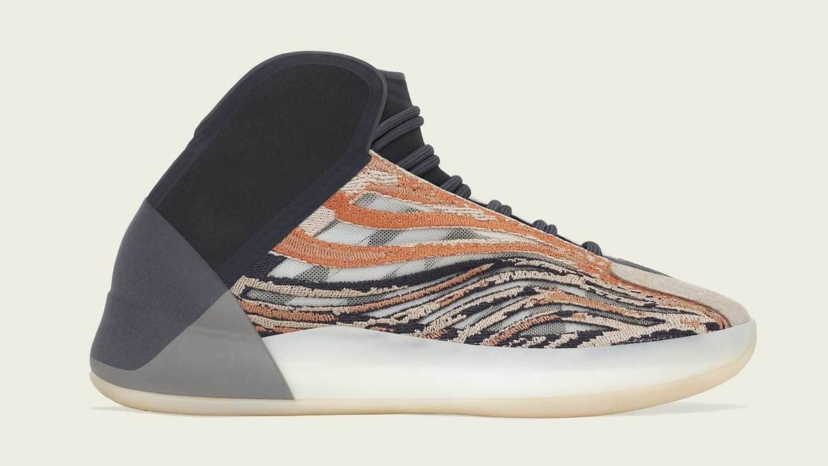 A new 'Flash Orange' colorway of Kanye West's popular Adidas Yeezy QNTM basketball sneaker is arriving in May 2021. Click here for the official release details.