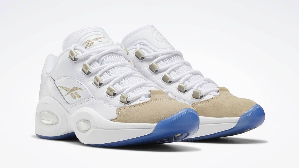 The OG-styled 'Oatmeal' Reebok Question Low is returning in May 2023. Click here to learn more about the original colorway and the release details.