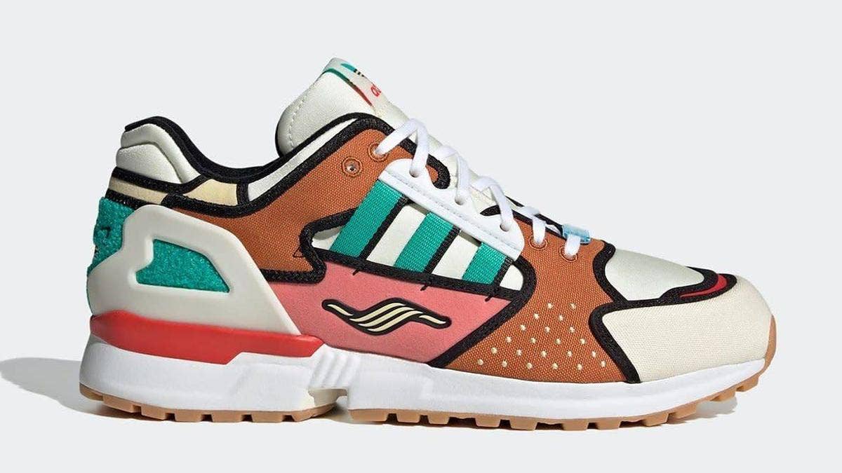 Adidas confirms that its ZX 10000 'Krusty Burger' collaboration with The Simpsons is releasing in February 2021. Click here for the release info.
