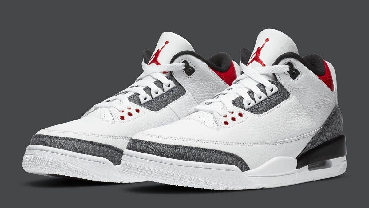 The Air Jordan 3 Retro 'Fire Red' denim colorway is getting a CO.JP Japan-exclusive version. Find out more release date details here.
