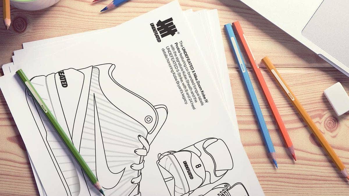 With sneakerheads stuck indoors during coronavirus quarantine, Undefeated is offering downloadable CAD files for fans to customize its sneaker collaborations.