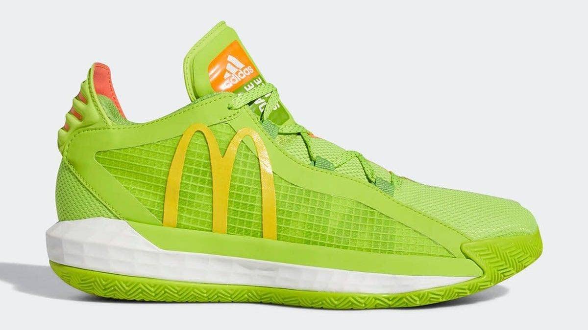 A McDonald's-inspired Adidas Dame 6 dubbed 'Dame Sauce' is releasing soon after retail images surface. Click here to learn more.