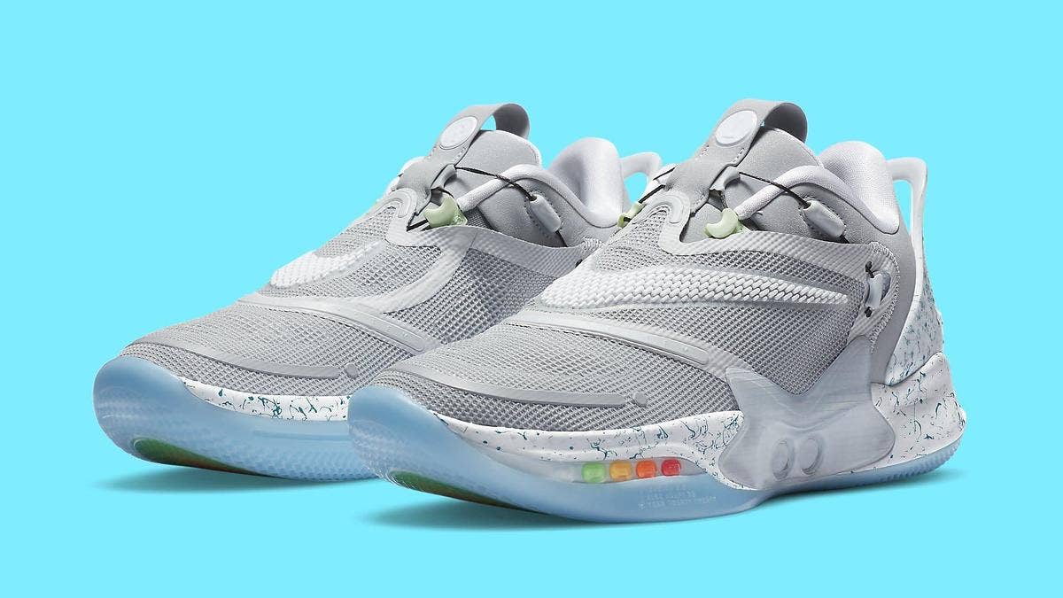 The Nike Adapt BB 2.0 will be releasing in two Mag-inspired colorways and official images surfaced. Click here to learn more.