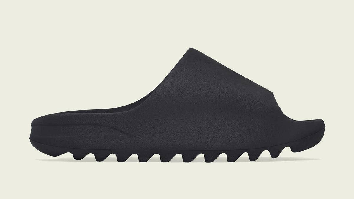 Kanye West's Adidas Yeezy Slides are dropping in the new 'Onyx,' 'Green Glow,' and 'Bone' colorways in July 2022. Click here for the official release info.