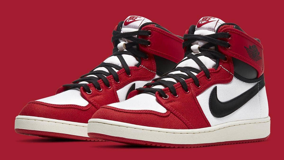 The Air Jordan 1 AJKO is set to return in the OG "Chicago" colorway via the Nike SKRS Draw in May 2021. Click for official photos and release date information.