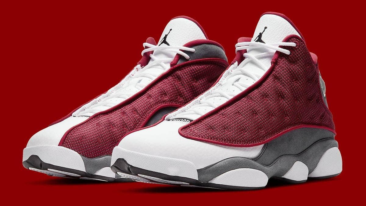 A new 'Gym Red' colorway of the Air Jordan 13 is coming out next month. These official images show the best look yet at the upcoming Jordan shoes.