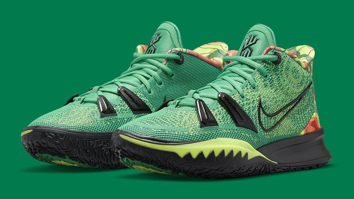 Kyrie Irving's Nike Kyrie 7 sneaker is getting a new 'Weatherman' colorway inspired by the popular Kevin Durant theme. Find the release date and more here.
