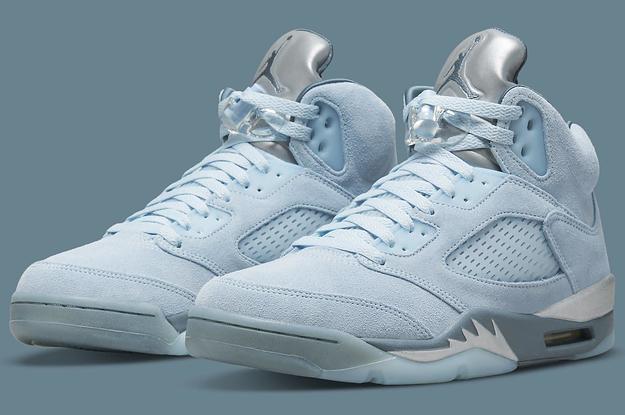 Light blue jordan 5 sale