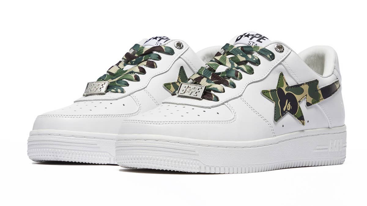 Bape is dropping more Bape Sta colorways soon after three new camo styles recently surfaced. Click here for a detailed look and the official release info.