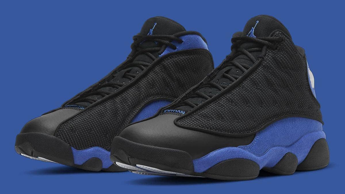 An official look at the 'Hyper Royal' Air Jordan 13 Retro has surfaced. Click here for additional details and a detailed look at the upcoming release.