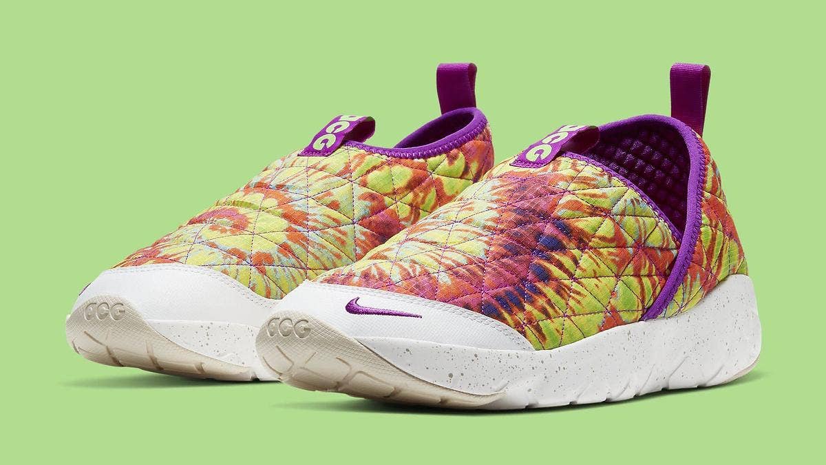 A vibrant tie-dye makeover is coming to the cozy Nike ACG Moc 3.0. Click here for an official look and when it's releasing.