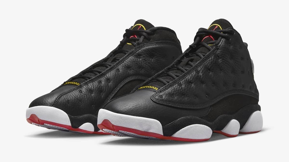 The classic 'Playoffs' colorway of the Air Jordan 13 is returning in February 2023. Click here for the official details on the release here.